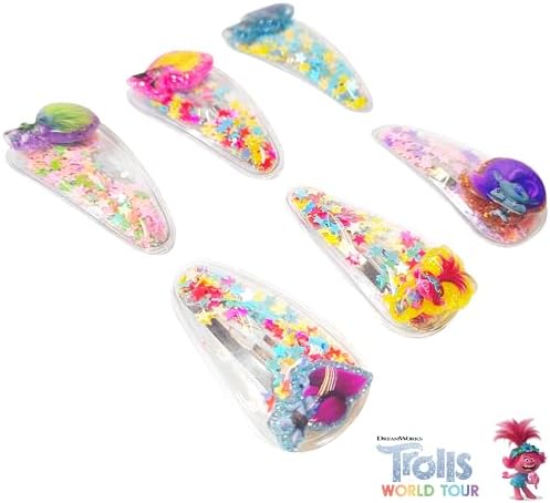 Luv Her Magical Confetti Hair Clips for Kids - 6pc Cute Character Charms Hair Accessories with Favorite Luv Her Characters, Ages 3+ - Image 5