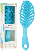 Vented Detangling Hair Brush – Fast Blow Drying, All Hair Types by Combetter