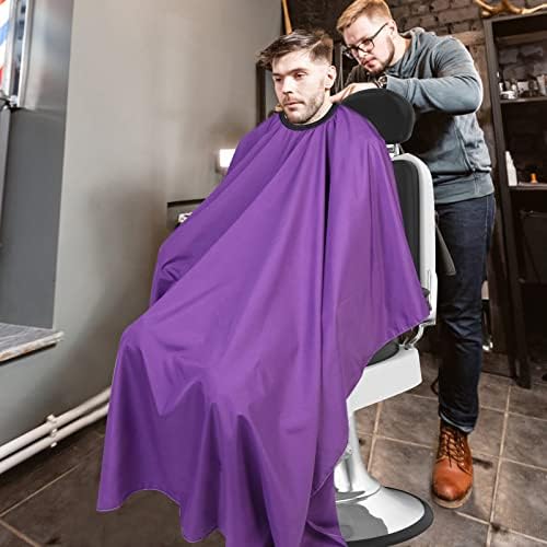 Barber Cape-Professional Salon Hair Cutting Cape,56x63 inches Large Hairdresser Cape for Haircut,Coloring,Makeup,Styling and More,(Purple) - Image 5