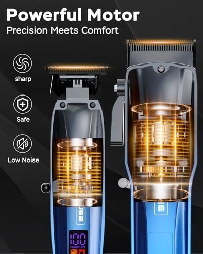 Cordless Hair Clippers and Trimmer Set for Men - Image 4