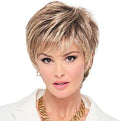 Raquel Welch Fierce And Focused Hand Tied Short Bob Wig by Hairuwear, Average Size Cap, RL17/23SS Iced Latte Macchiato by Unknown