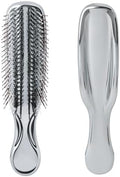 Hair Brush for Women Plating color for Thick Curly Thin Long Short Wet or Dry Hair Adds Shine and Makes Hair Smooth Detangling Brush Scalp Massage Styling Portabl(silver) by KSYNKO-KO