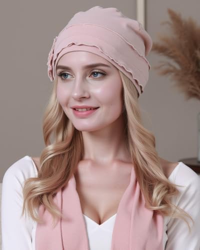 osvyo Chemo Headwear Turban Cap for Women - Cancer Beanie Hair Loss Sealed Packaging - Image 5