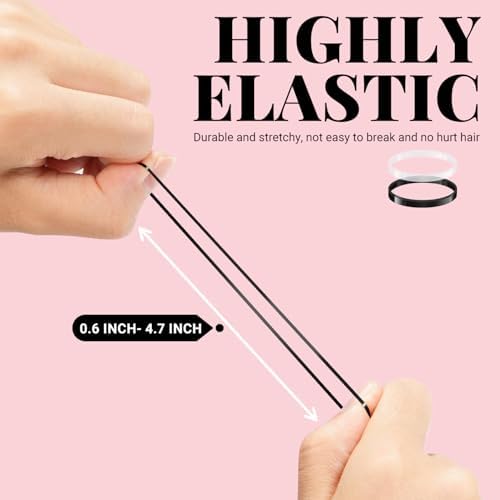 IKOCO 415pcs Bobby Pins Set, U Pins with Hair Ties and Hair Net, Black - Image 4