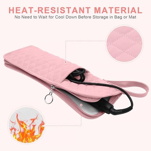 2-in-1 Heat Resistant Mat & Storage Bag for Hair Tools - Image 4