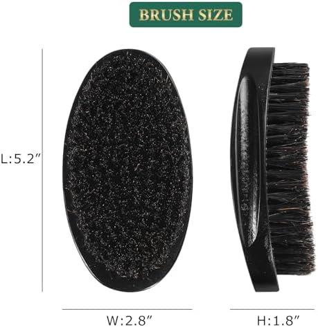 Hard Wave Brush for Men – Curved Palm Brush for 360 Waves & Wolfing - Image 3