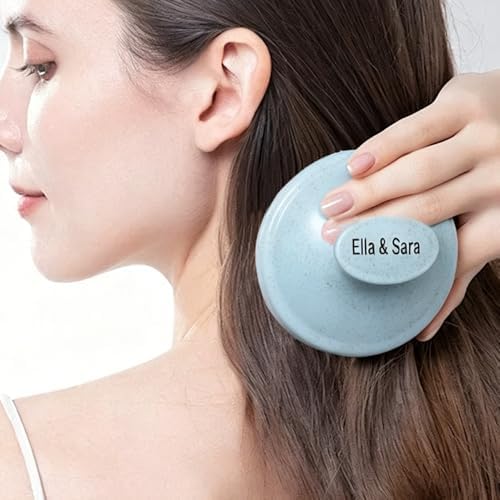 Ella & Sara 4PCS Scalp Massager for Hair Care Scalp Exfoliator Scalp Scrubber for Hair Growth with Soft Bristles, Scalp Exfoliator Brush Dandruff Removal Shampoo Brush for Wet Dry Scalp Care - Image 4