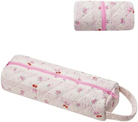RSRSLEII Quilted Hair Tools Travel Bag with Cherry, Portable&Foldable by RSRSLEII
