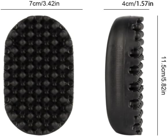 Luxury Rubber Curling Hair Brush - Premium Twist Tool for Afro Hair，Quick & Easy Styling，Washable Twist Styling Tool for Curly, Black (Small) - Image 4