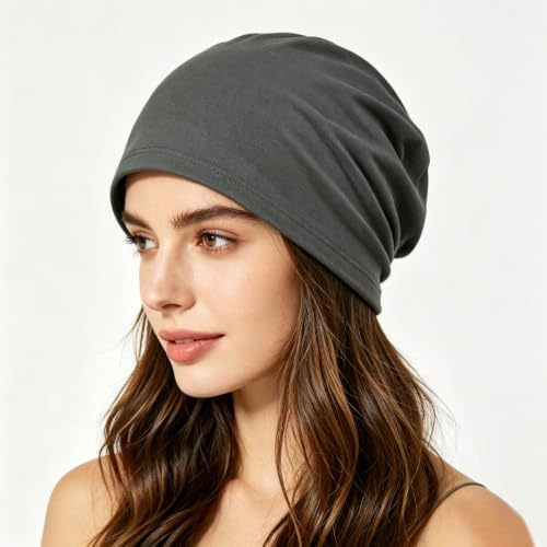 Cmonie 9-12 Pcs Solid Women Chemo Hat Stretchy Turban Beanie - Image 7