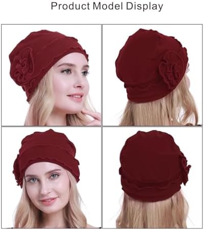 osvyo Chemo Headwear Turban Cap for Women - Cancer Beanie Hair Loss Sealed Packaging - Image 2