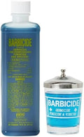 BARBICIDE Disinfectant Jar and Concentrate Starter Kit (4 Oz Jar + 16 Fl Oz)– Professional Salon, Spa & Barber Tool Sanitizing Kit by Barbicide