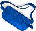 VENTURE 4TH Travel Money Belt, RFID Blocking Passport Holder - Sleek Blue by VENTURE4TH