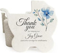 24 Blue Carriage-Shaped Gift Wrap Tags with Wildflower Seeds by SeedBloom