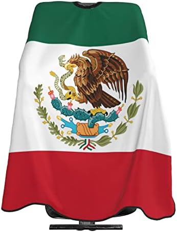Mexican Flag Barber Cape - Hair Cutting Cape Apron for Clients - Men & Women by Carwayii