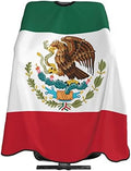 Mexican Flag Barber Cape - Hair Cutting Cape Apron for Clients - Men & Women by Carwayii