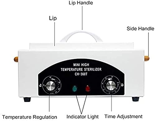 Nail Tool Sterilizer for Nail Tools and Salon Equipment, High Temperature Sterilizers Dry heat Timer Disinfection Nail Tool，Manicure Salon Hairdressing Tool Tweezers Other Metal tool - Image 4