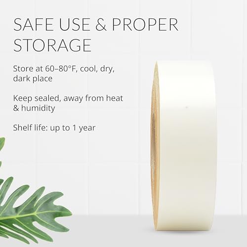 Walker Tape Ultra Hold Adhesive Tape Roll, Double Sided Strong Hold Hair Tape in Hair Extensions Human Hair, Wig Tape and Lace or Poly Systems, Long Lasting Extension Tape Replacement, 1" x 3 Yards - Image 7