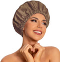 Edoneery Shower Caps for Women Reusable Waterproof, Shower Hair Cap by Edoneery