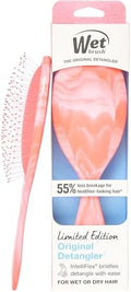 Wet Brush Original Detangler Hair Brush, Flexible Bristles Gently Detangle All Hair Types, Works on Wet or Dry Strands, Ergonomic Handle, Reduces Breakage, Limited Edition, Summer Treat Strawberry by WetBrush