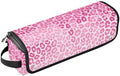 Hair Tools Travel Bag with Heat Resistant Mat Detachable 2-in-1 Curling Iron Travel Case Hot Tools Organizer for Straightener Flat Iron Gradient Pink Leopard Print by WelcometoElliTarr