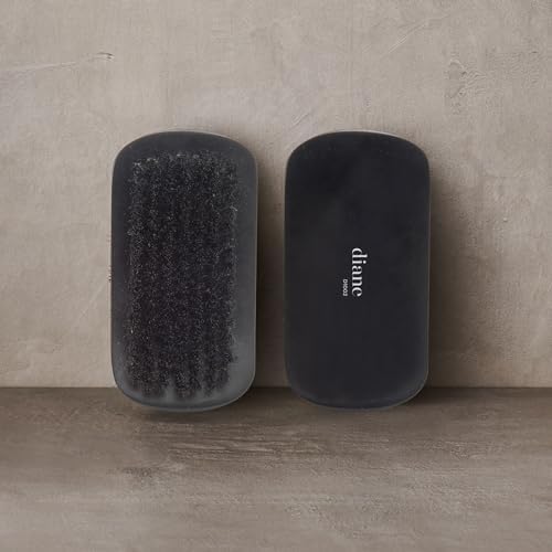 Diane 100% Boar Bristle Curved Brush for Men and Women - Detangling, Smoothing Wave Styles for Fine to Medium Hair, Restores Shine and Texture - Image 3