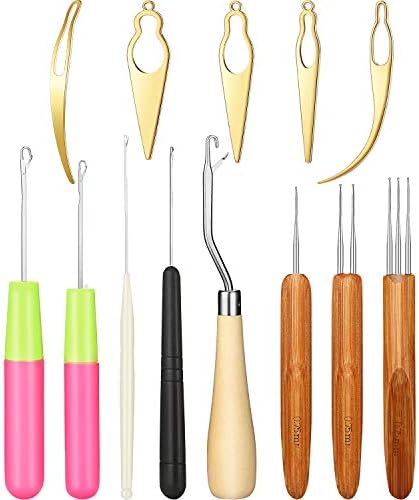 WILLBOND 13 Pcs Dreadlock Crochet Needle Tool Set for Hair Braiding by Willbond+Technology+Limited