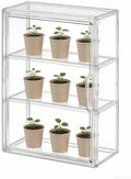 Mini Greenhouse for Indoor, Green House with Magnetic, 14”x10.5”x5.5” by Unknown