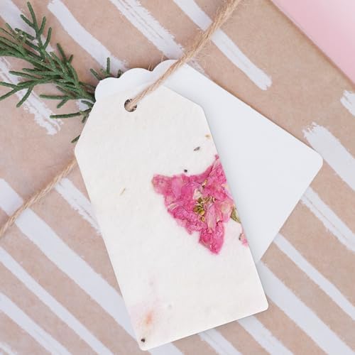 50 Pink Plantable Seed Paper Tags with Wildflower Seeds - Image 4