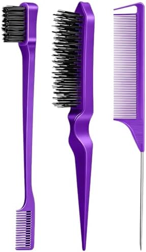 Goiple 3-Piece Styling Comb Set for Women - Purple by Goiple