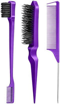 Goiple 3-Piece Styling Comb Set for Women - Purple by Goiple