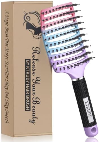 Detangling Brush for Women & Kids, Wet & Dry Hair, All Hair Types by KTKUDY
