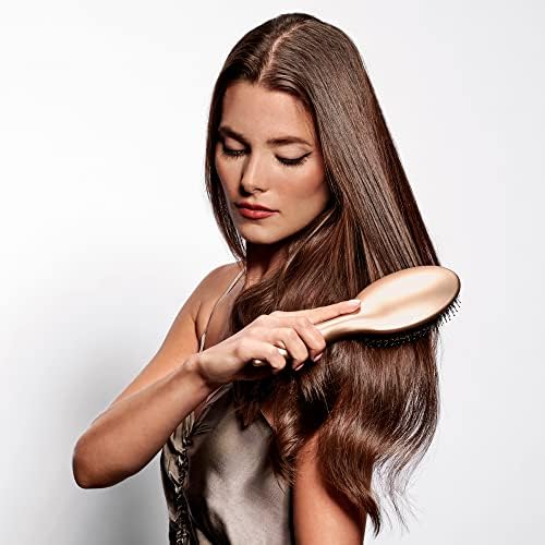 The Hair Edit Finish & Shine Boar Bristle Brush for Detangling & Smoothing - Image 5