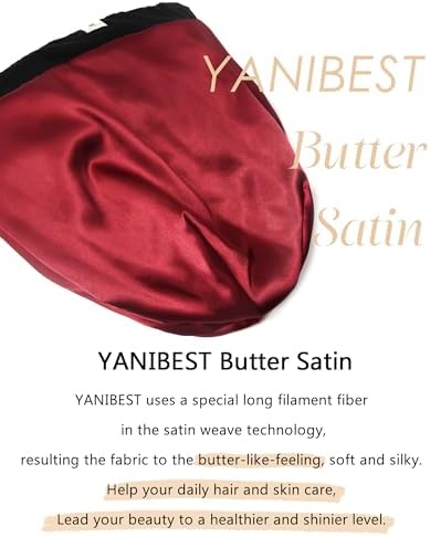 YANIBEST Slouchy Beanie Hat Satin Lined Sleep Cap Chemo Headwear Caps - Image 5