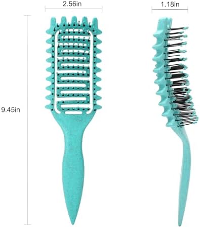 Boar Bristle Vented Curly Hair Brush for Shaping and Defining Curls in Women - Image 3