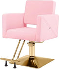 Artist hand Hair Salon Chair Pink and Gold, Hydraulic Styling Chair by Artisthand