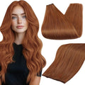 Full Shine Genius Weft Hair Extensions Human Hair for Women 18 Inch 80g by FullShine