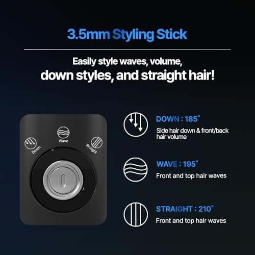 FORBEAUT M'STYLER AX 3-in-1 Hair Styler for Men, 110V, Lightweight 10oz - Image 5