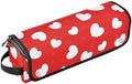 Love Hearts Hair Tools Travel Bag Portable Carrying Case Travel Pouch Organizer with Heat Resistant Mat for Hair Dryer Curling Iron Flat Irons by PJXTH