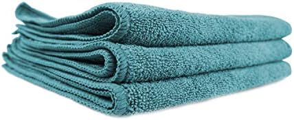 Chemical Guys MICMGREEN03 Workhorse Professional Grade Microfiber Towel, Green, (Safe for Car Wash, Home Cleaning & Pet Drying Cloths) 16" x 16", Pack of 3 by ChemicalGuys
