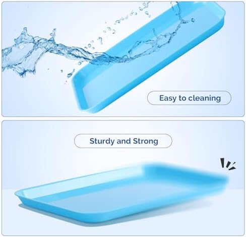JMU 10 Pcs Blue Dental Procedure Trays Autoclavable Size B 13.25" X 9.75" - Image 5