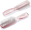 MR.GREEN Hair Brush Crystal Scalp Massage Combs Volumizing Hair Styling Fine Tooth Detangling Tool For Long Wet Dry Hair Women Gift (Pink, Small) by MRGREEN