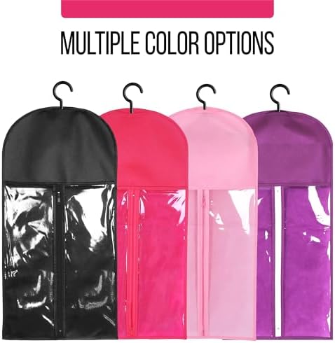2PCS Wig Bags - Portable Holder for Multiple Wigs & Extensions - Hot Pink - Image 6