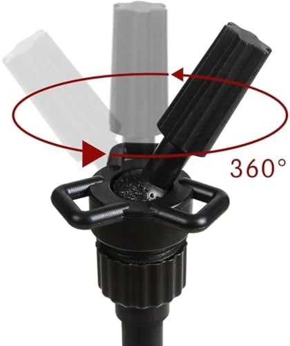 Wig Stand Tripod Mini Adjustable Metal Holder for Hairdresser Practice Training Style Display Mannequin Head Foam Styrofoam Block Canvas Head - Image 6