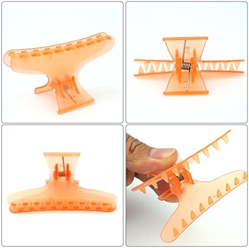 Ondder Butterfly Hair Claws and Pro Salon Clips for Styling, Sectioning, Cutting, Coloring - Hair Accessories for Women, Girls, Men - Image 5