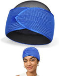 FocusCare 2-in-1 Anti-Slip Hair Wrap for Sleep – Mesh Durag Cap for Pixie Cut Short Hair, Adjustable Hook and Loop Closure by FocusCare