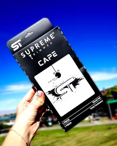 Supreme Trimmer Premium Waterproof Professional Barber Cape Ghost Ink - Image 5