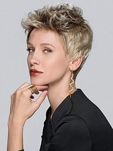 Tab Petite Cap Wig Color Sand Rootd - Ellen Wille Wigs 3" Short Layers Precision Cut Spiked Pixie Monofilament Crowne Lace Front Natural Hairline Womens Peluca Bundle MaxWigs Hairloss Booklet - Image 6
