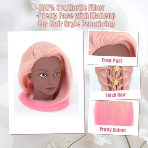 Mannequin Head with Hair 29" Doll Head for Hair Styling - Image 3