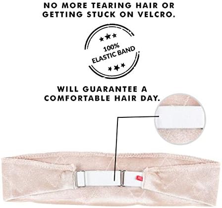 Wig Grip Headbands For Women- Adjustable To Custom Fit Your Head - Velvet Comfort - Wig Bands No Slip Breathable Lightweight Material For All Day Wear! Keep Wig Comfortably Secured - Image 6